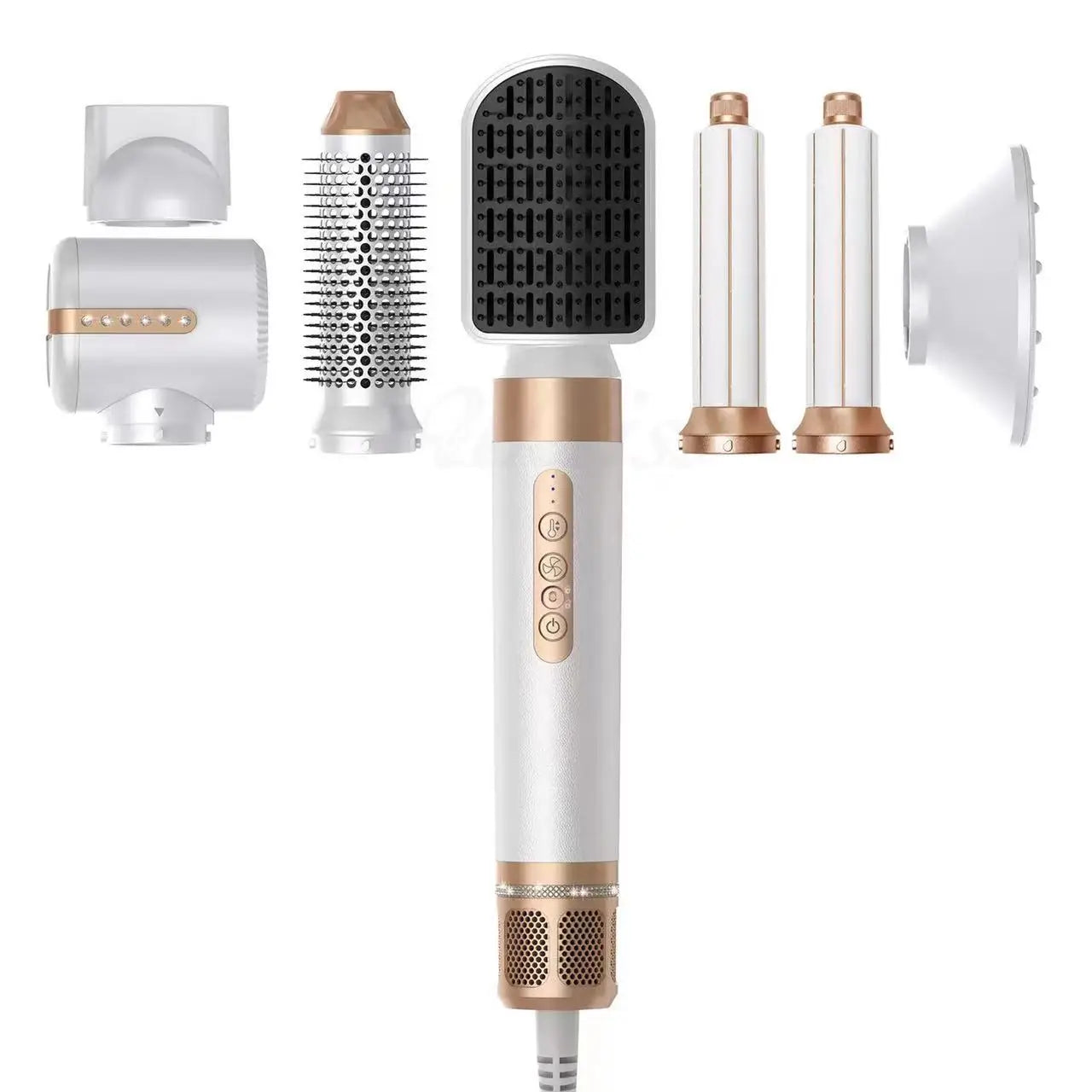 Divin Liss – 7-in-1 Professional Styling Brush | High-Performance Straightener, Curler & Airwrap