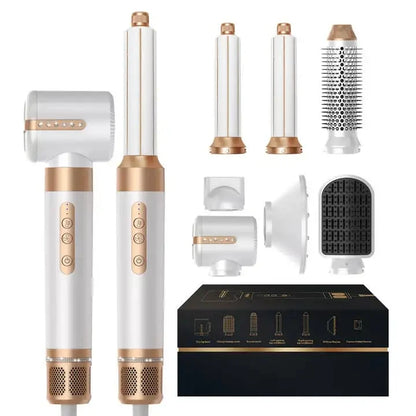 Divin Liss – 7-in-1 Professional Styling Brush | High-Performance Straightener, Curler & Airwrap